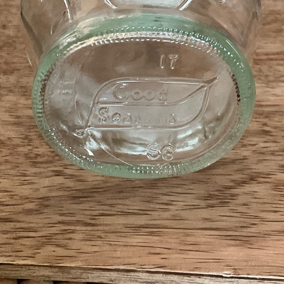 Vintage Good Seasons Glass Cruet Vine Pattern - Picture 6 of 12